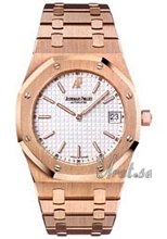 Audemars Piguet Royal Oak Rose Gold White Dial