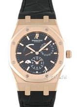 Audemars Piguet Royal Oak Time Zone Rose Gold Black Dial