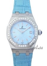 Audemars Piguet Royal Oak Lady Hours And Minutes Steel Blue Dial