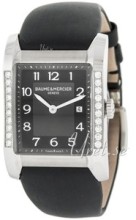 Baume & Mercier Hampton Musta/Satiini 40x27.1 mm