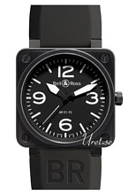 Bell & Ross Aviation Musta/Kumi 46x46 mm