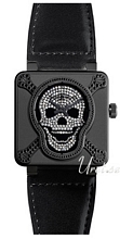 Bell & Ross Aviation Timanttia/Tekstiili 46x46 mm