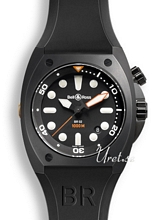 Bell & Ross Marine Musta/Kumi Ø44 mm Bell & Ross Marine Musta/Kumi Ø44 mm