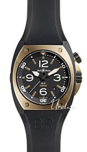 Bell & Ross Marine Musta/Kumi Ø44 mm Bell & Ross Marine Musta/Kumi Ø44 mm