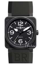 Bell & Ross Aviation Musta/Kumi 42x42 mm