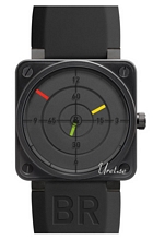 Bell & Ross Aviation Musta/Kumi 42x42 mm