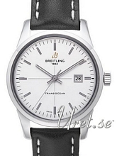 Breitling Transocean White Dial Leather Breitling Transocean White Dial Leather