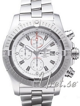 Breitling Super Avenger White Dial Bracelet Index Markers Breitling Super Avenger White Dial Bracelet Index Markers