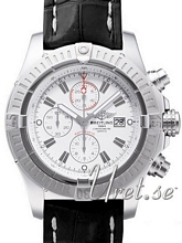 Breitling Super Avenger White Dial Leather Breitling Super Avenger White Dial Leather