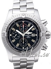 Breitling Super Avenger Black Dial Bracelet Index Markers Breitling Super Avenger Black Dial Bracelet Index Markers