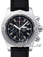 Breitling Super Avenger Black Dial Rubber Breitling Super Avenger Black Dial Rubber