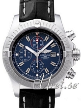 Breitling Super Avenger Blue Dial Leather Breitling Super Avenger Blue Dial Leather