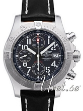 Breitling Avenger Musta/Nahka �45 mm
