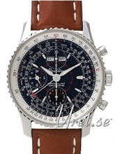 Breitling Montbrillant Datora Black Dial Leather Breitling Montbrillant Datora Black Dial Leather