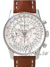 Breitling Montbrillant Datora White Dial Leather Breitling Montbrillant Datora White Dial Leather