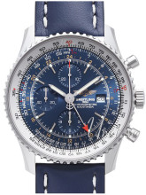 Breitling Navitimer World Musta/Nahka �46 mm