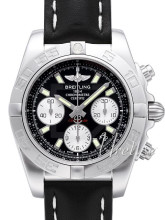 Breitling Chronomat 41 Grey Dial Leather