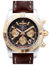 Breitling Chronomat B01 Brown Dial Croco Leather