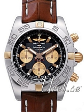 Breitling Chronomat B01 Black Dial Croco Leather