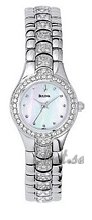 Bulova Crystals Ladies MOP Dial