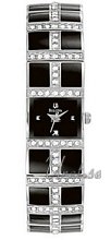 Bulova Crystals Ladies Black Dial
