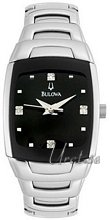 Bulova Diamonds Ladies Black Dial
