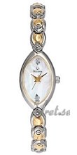 Bulova Diamonds Ladies Two Tone MOP Dial