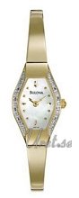 Bulova Diamonds Ladies Gold Tone MOP Dial
