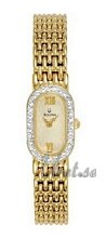 Bulova Diamonds Ladies Gold Tone White Dial