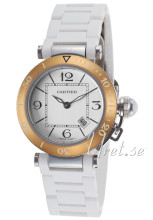 Cartier Pasha Seatimer Lady Silver Dial Steel/Rubber Bracelet