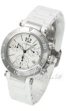 Cartier Pasha Seatimer Lady Silver Dial Steel/Rubber Bracelet