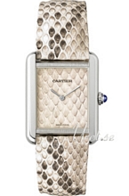Cartier Tank Solo Beige Dial Phyton Strap