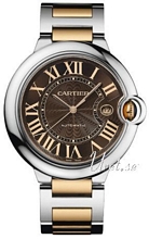 Cartier Ballon Bleu Brown Dial Rose Gold/Steel Bracelet