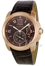 Cartier Calibre de Cartier Brown Dial Croco Strap