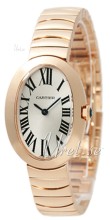 Cartier Baignoire Rose Gold Silver Dial