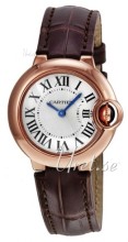 Cartier Ballon Bleu Rose Gold Silver Dial