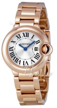 Cartier Ballon Bleu Rose Gold Silver Dial