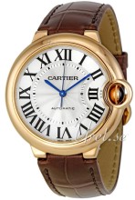 Cartier Ballon Bleu Rose Gold Silver Dial