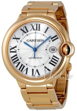 Cartier Ballon Bleu Rose Gold Silver Dial