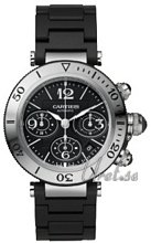 Cartier Pasha Seatimer Steel Black Dial