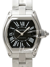 Cartier Roadster Black Dial Bracelet