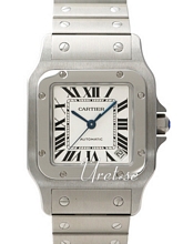Cartier Santos de Cartier Silver Guilloche Bracelet XL