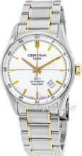 Certina DS 1 Automatic Valkoinen/Kullans�vytetty ter�s �39 mm