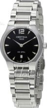 Certina DS Spel Lady Musta/Ter�s �30 mm