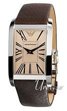 Emporio Armani Super Slim Beige/Nahka 31x23 mm