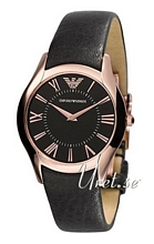 Emporio Armani Super Slim Musta/Nahka �35 mm