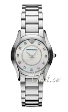 Emporio Armani Super Slim Diamond Valkoinen/Ter�s �28 mm