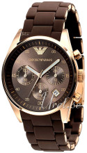 Emporio Armani Ladies Ruskea/Ter�s �38 mm