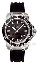 Glashütte Original Sport Panorama Date Black Dial Rubb Glashütte Original Sport Panorama Date Black Dial Rubb