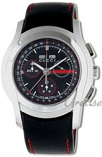 Gucci G Chrono Steel Black Dial